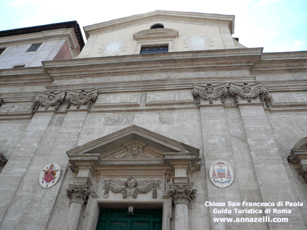 facciata Chiesa San Francesco di Paola Roma