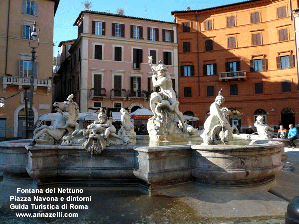 fontana del nettuno piazza navona e dintorni