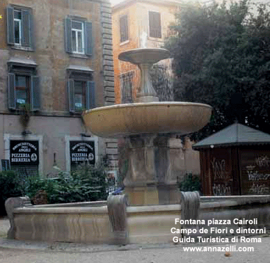 fontana piazza cairoli campo de fiori e dintorni (roma)