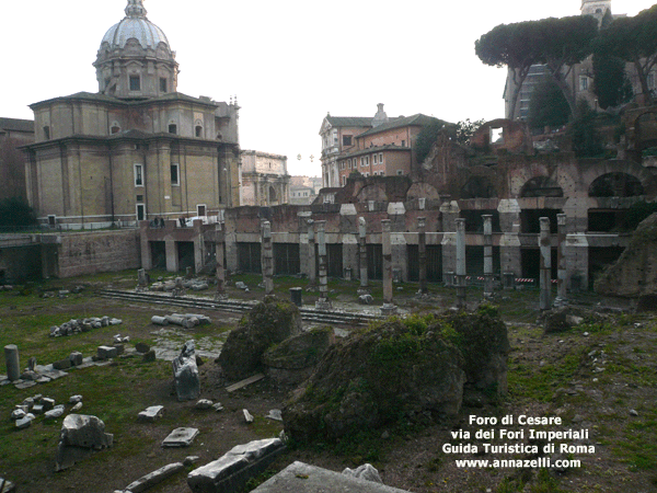 foro di cesare ai fori imperiali roma