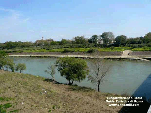 il lungotevere san paolo a roma