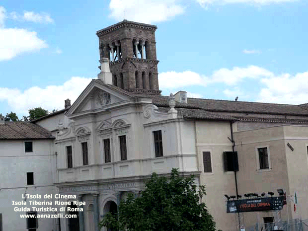 isola del cinema isola tiberina roma