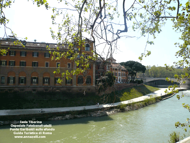 isola tiberina ponte garibaldi roma