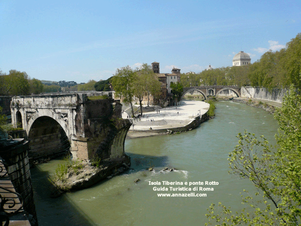 isola tiberina ponte rotto