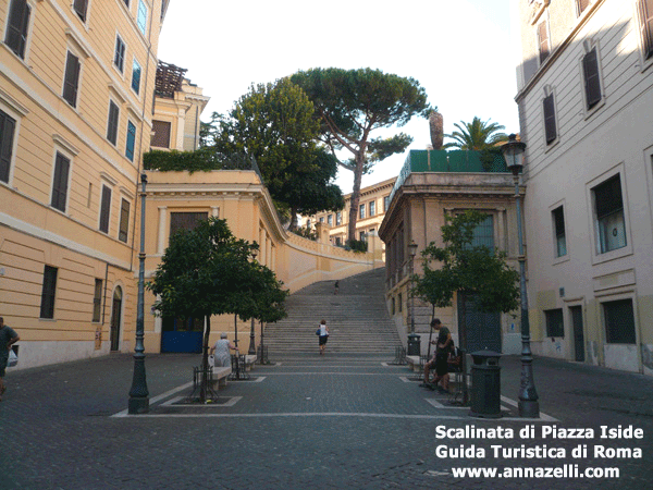 la scalinata di piazza Iside Roma