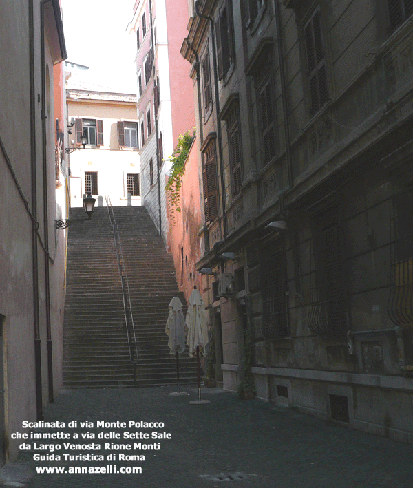 scalinata di via Monte Polacco a Roma