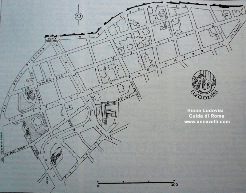 mappa rione ludovisi roma