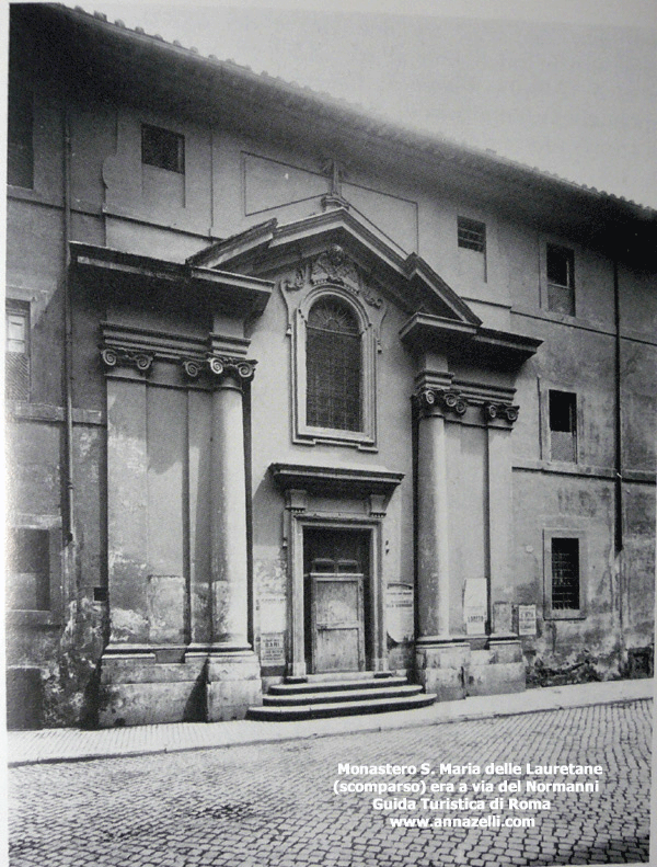 monastero di santa maria delle lauretane via dei normanni roma  scomparso