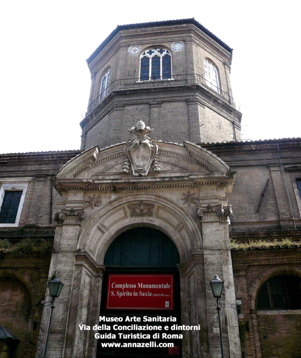 museo arte sanitaria borgo santo spirito via della conciliazione e dintorni roma