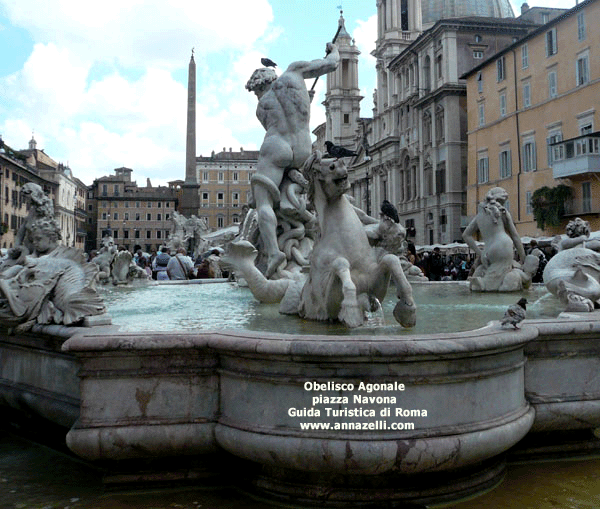 obelisco agonale piazza navona (obelischi di roma)