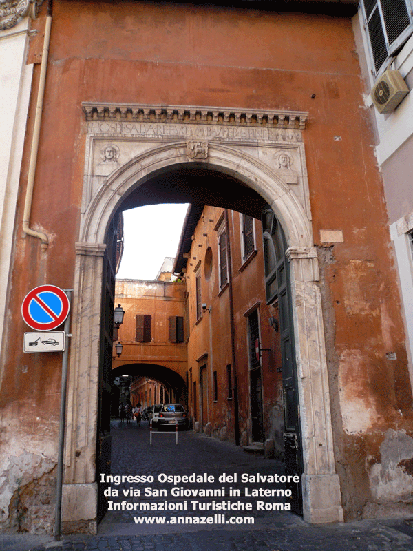 ospedale del salvatore, ingresso, roma