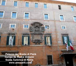 palazzo del monte di pet campo de fiori e dintorni (roma)