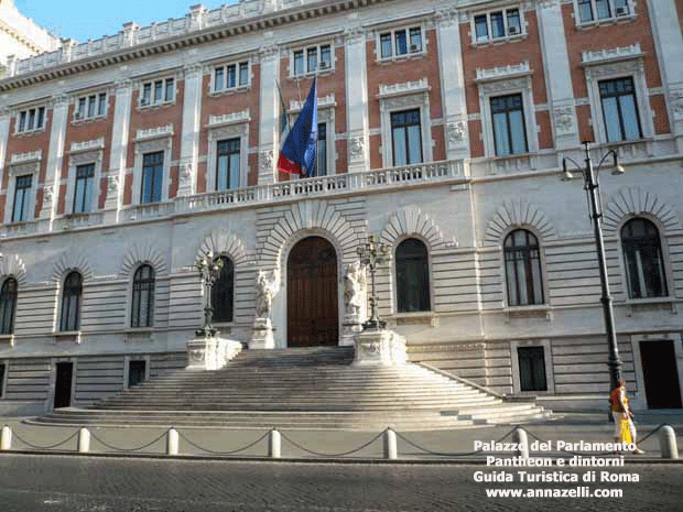 palazzo del parlamento pantheon e dintorni roma