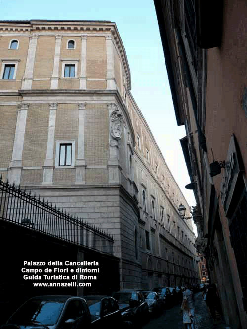 palazzo della cancelleria campo de fiori e dintorni (roma)