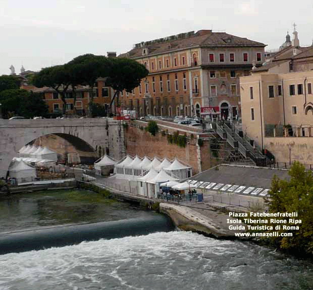 piazza fatebenefratelli isola tiberina roma