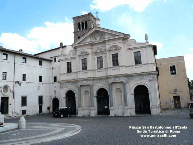 piazza san bartolomeo all'isola tiberina roma