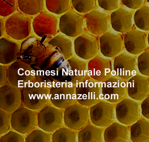 POLLINE, COSMESI NATURALE, ERBORISTERIA