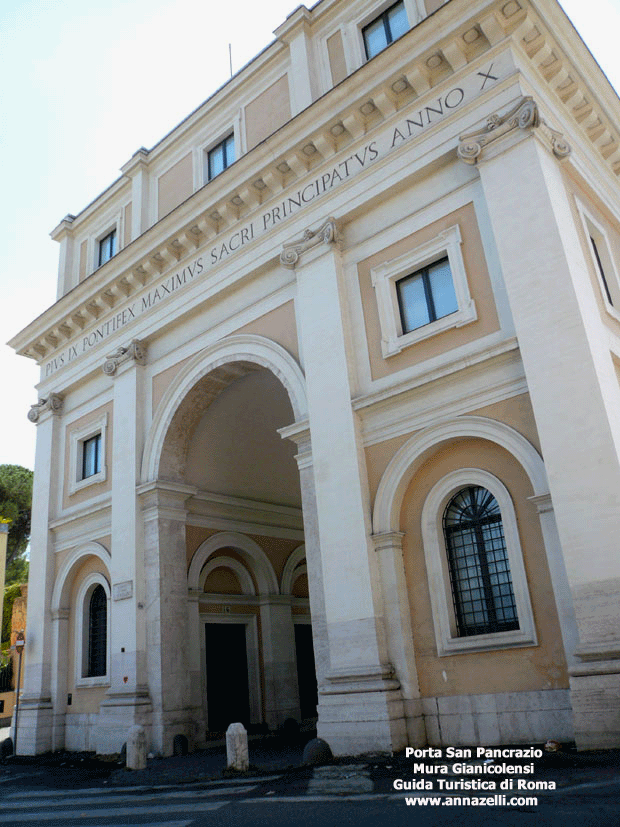 porta san pancrazio a roma