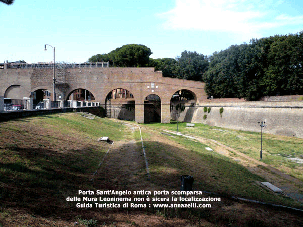 porta sant'angelo mura leonine roma