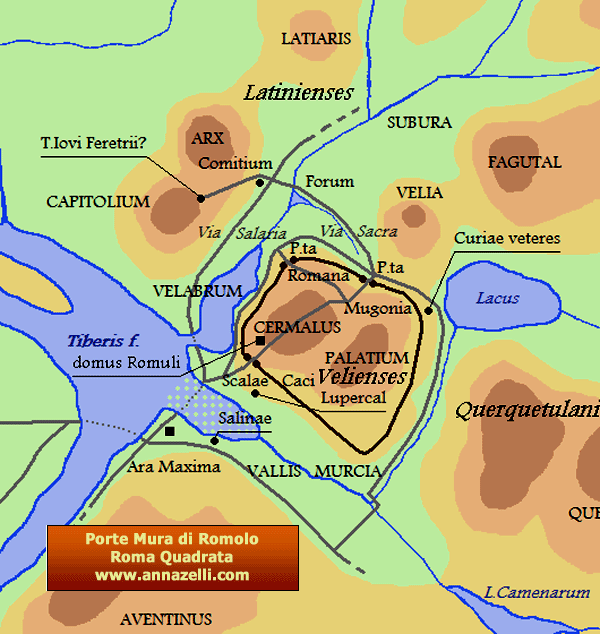 porte mura di romolo roma quadrata palatino