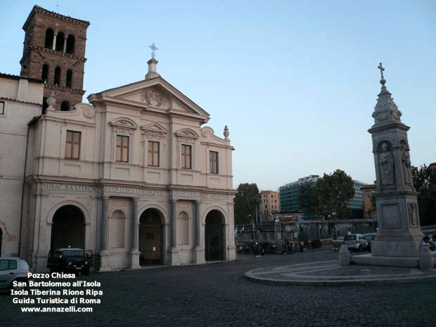 pozzo chiesa san bartolomeo all'isola tiberina roma