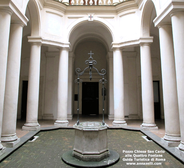 pozzo chiesa san carlo alle quattro fontane roma