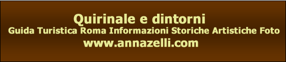 roma quirinale e dintorni foto informazioni
