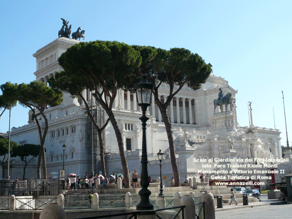 scale ai giardini di via dei fori imperiali roma