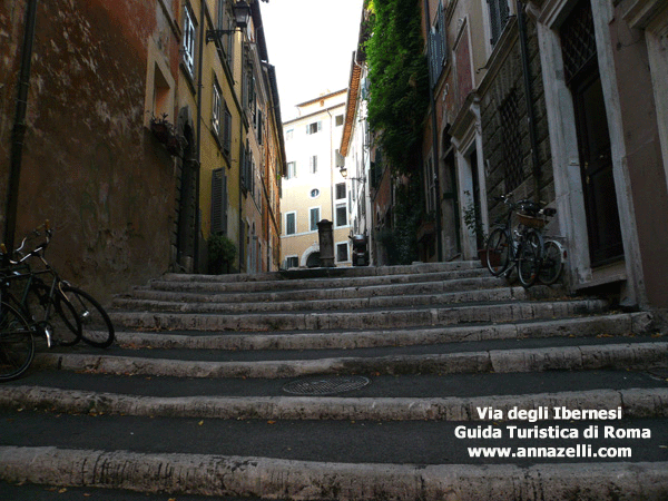 scalinata via degli ibernesi roma