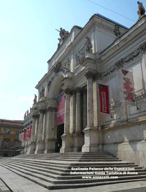 scalinate palazzo delle esposizioni via nazionale roma