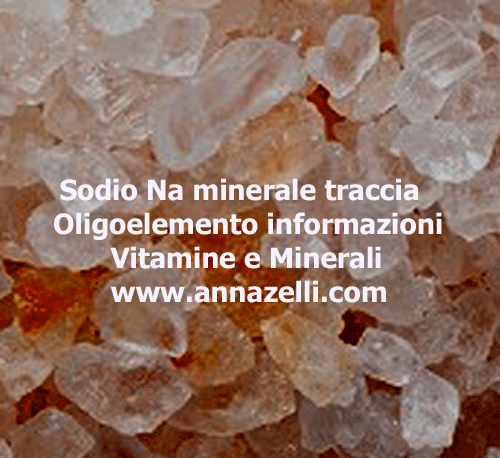 SODIO NA MINERALE TRACCIA OLIGOELEMENTO, ERBORISTERIA