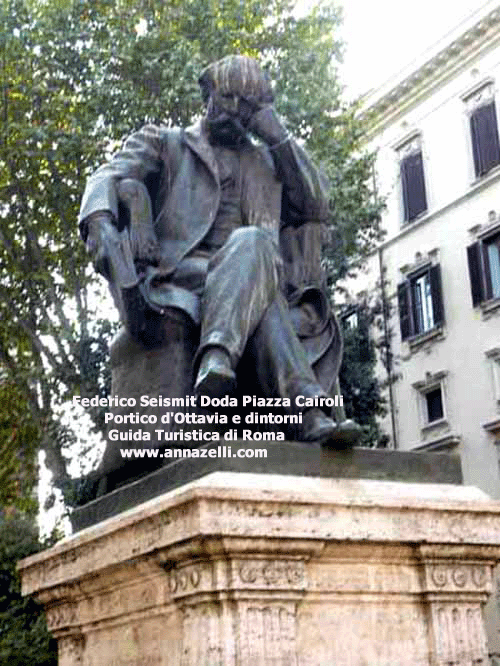 statua federico seismit doda piazza cairoli roma