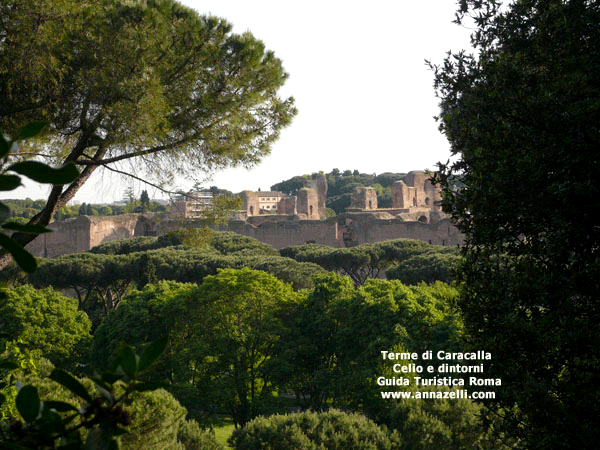 terme di caracalla da celio e dintorni roma