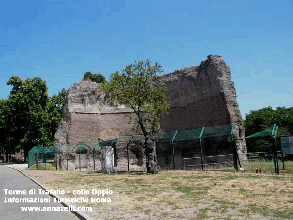 terme di traiano parco del colle oppio roma