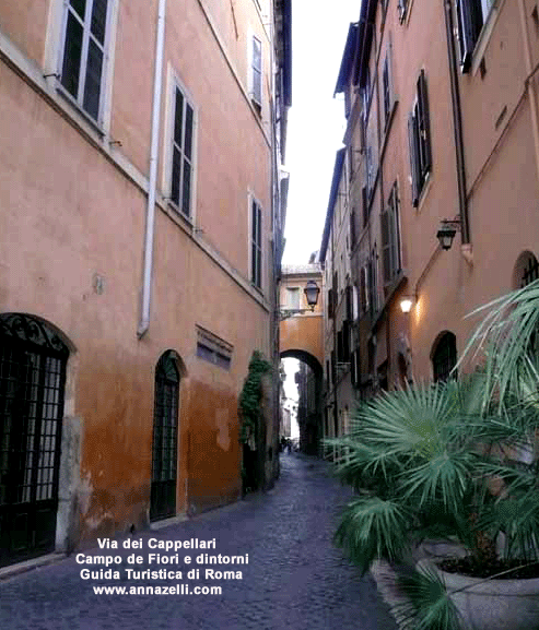 via dei cappellari campo de fiori e dintorni (roma)