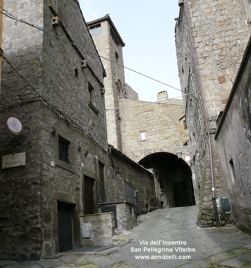 via dell'incontro san pellegrino viterbo info e foto anna zelli