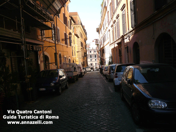 via quattro cantoni roma