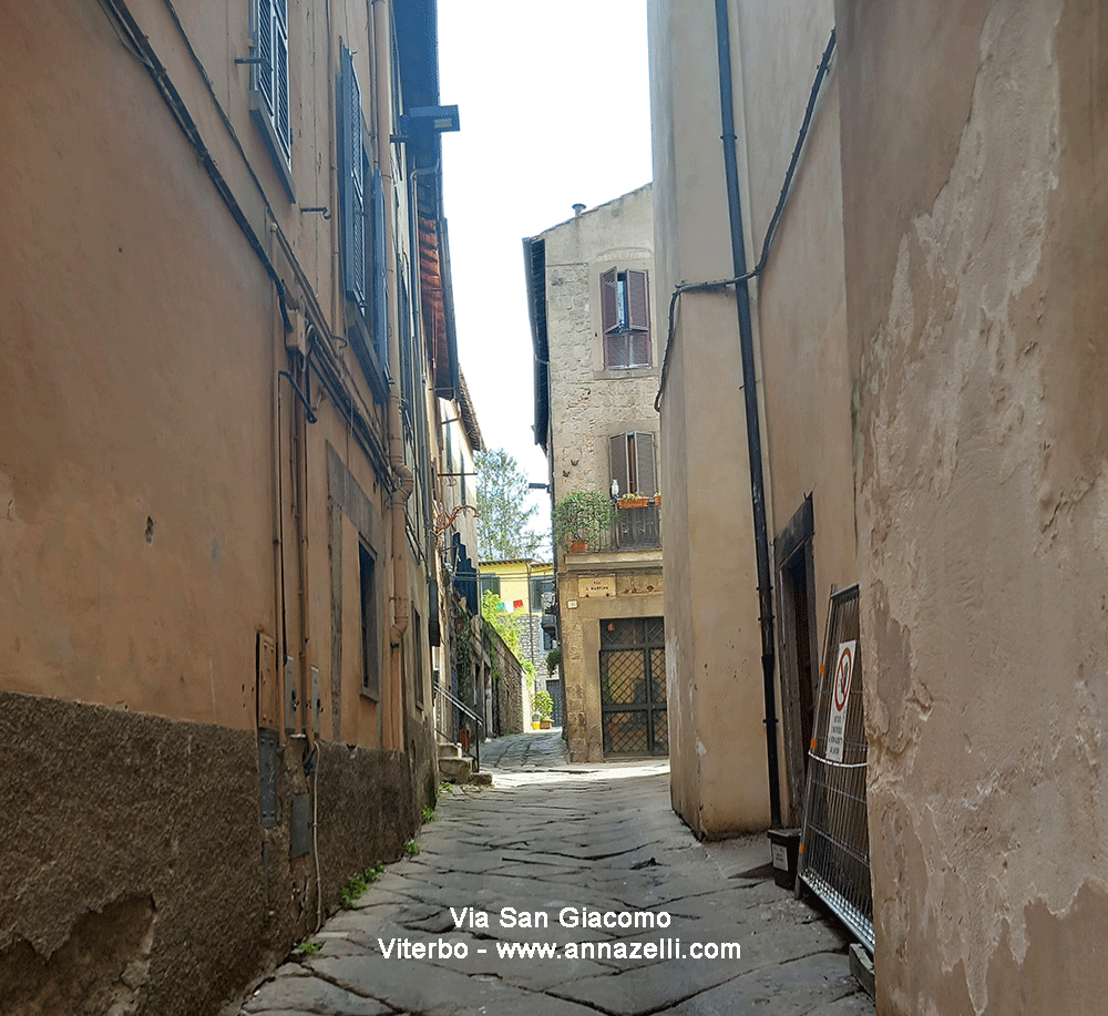 via san giacomo viterbo centro storico info e foto anna zelli