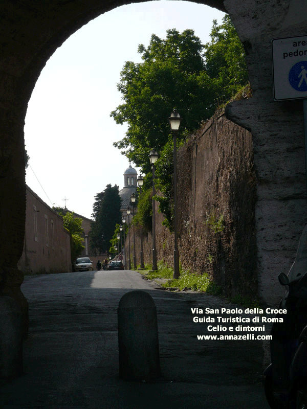 via san paolo della croce celio e dintorni roma