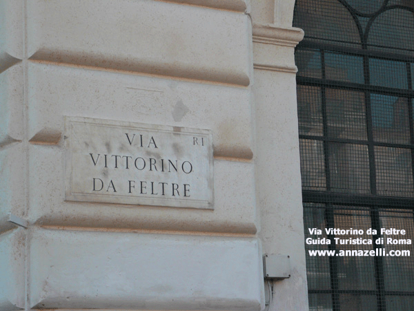 via vittorino da feltre roma