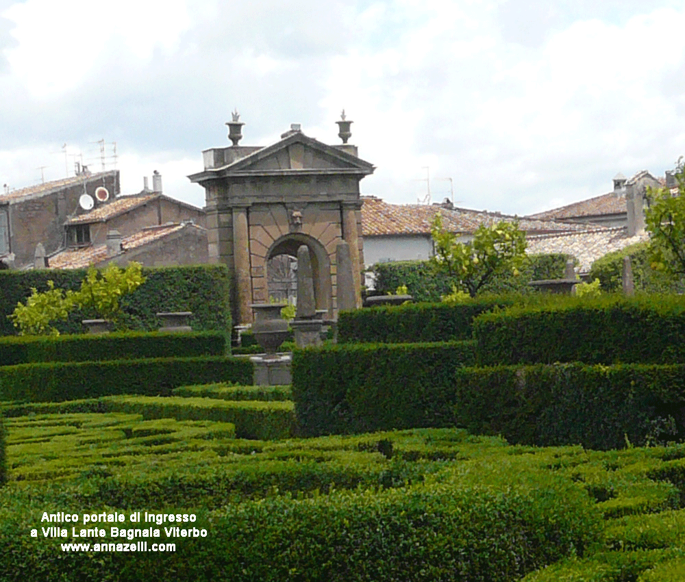 antico portale di ingresso a villa lante bagnaia viterbo non pi utilizzato info e foto anna zelli