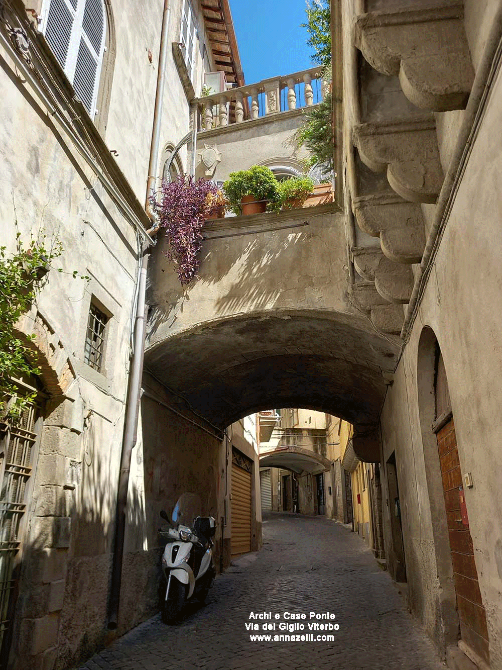 archi e casa ponte a via del giglio viterbo centro info e foto anna zelli