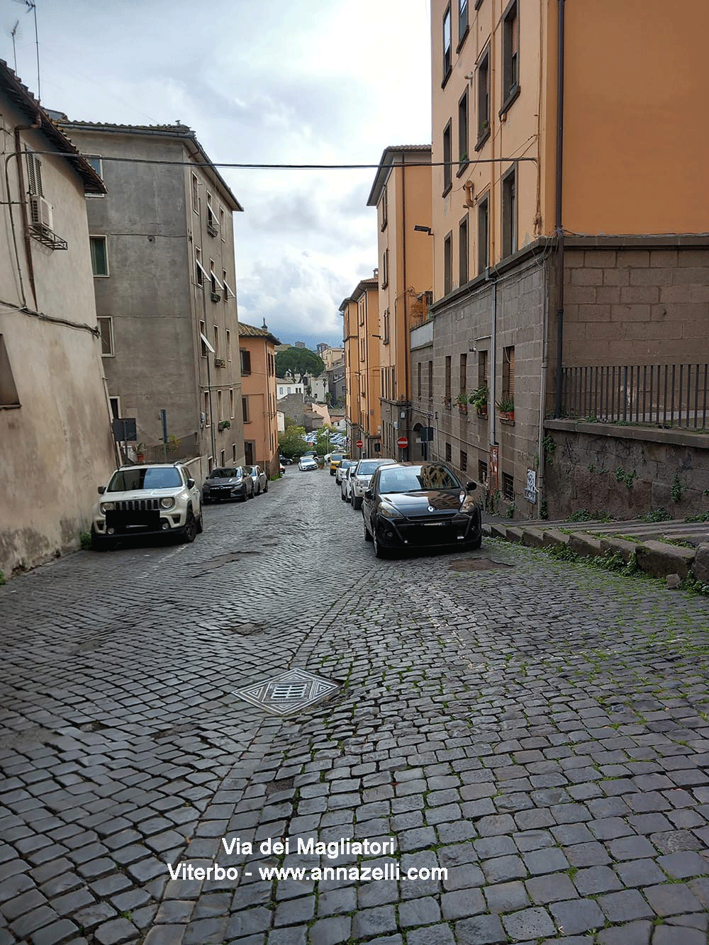 breve scalinata a via dei magliatori viterbo info e foto anna zelli