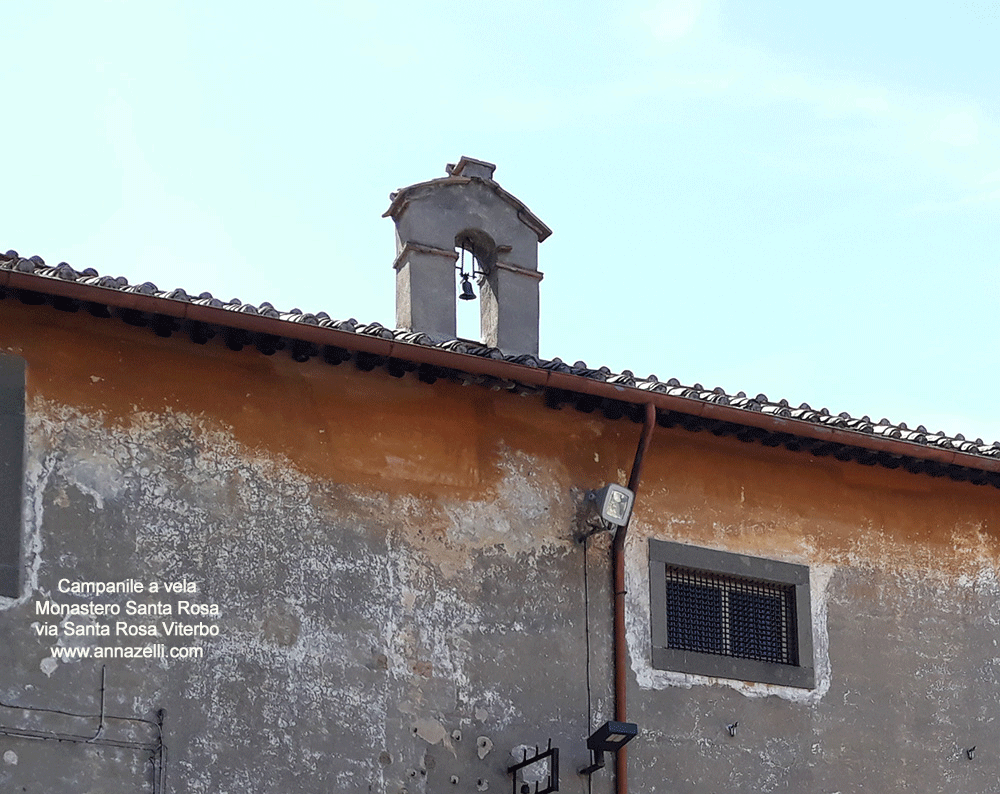 campanile monastero delle clarisse santa rosa via santa rosa viterbo info e foto anna zelli