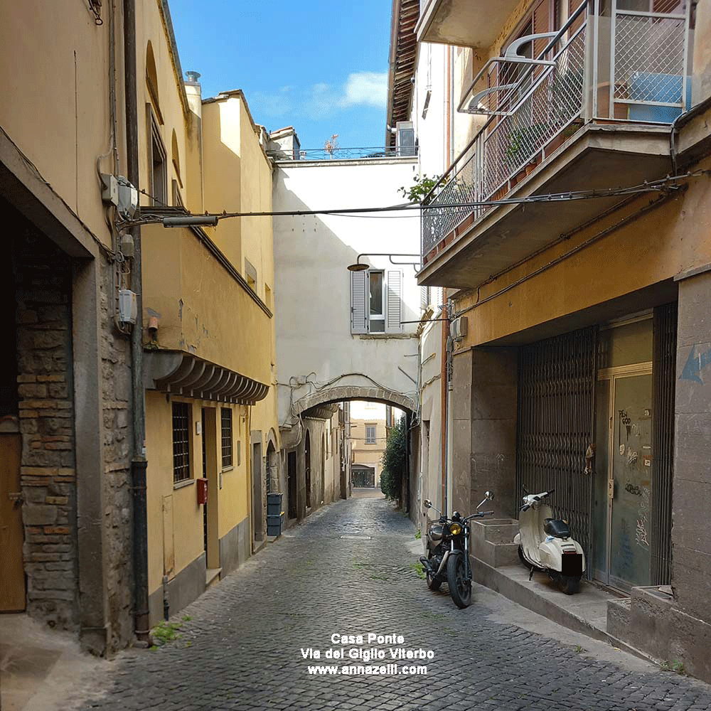 casa ponte a via del giglio viterbo info e foto anna zelli