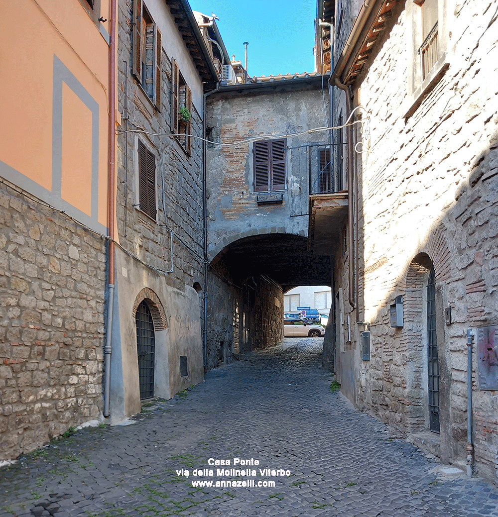 casa ponte via della molinella viterbo info e foto anna zelli