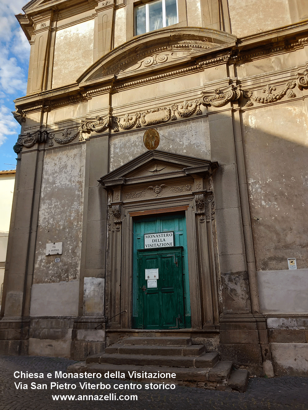 ex chiesa e monastero della visitazione via san pietro viterbo info e foto anna zelli