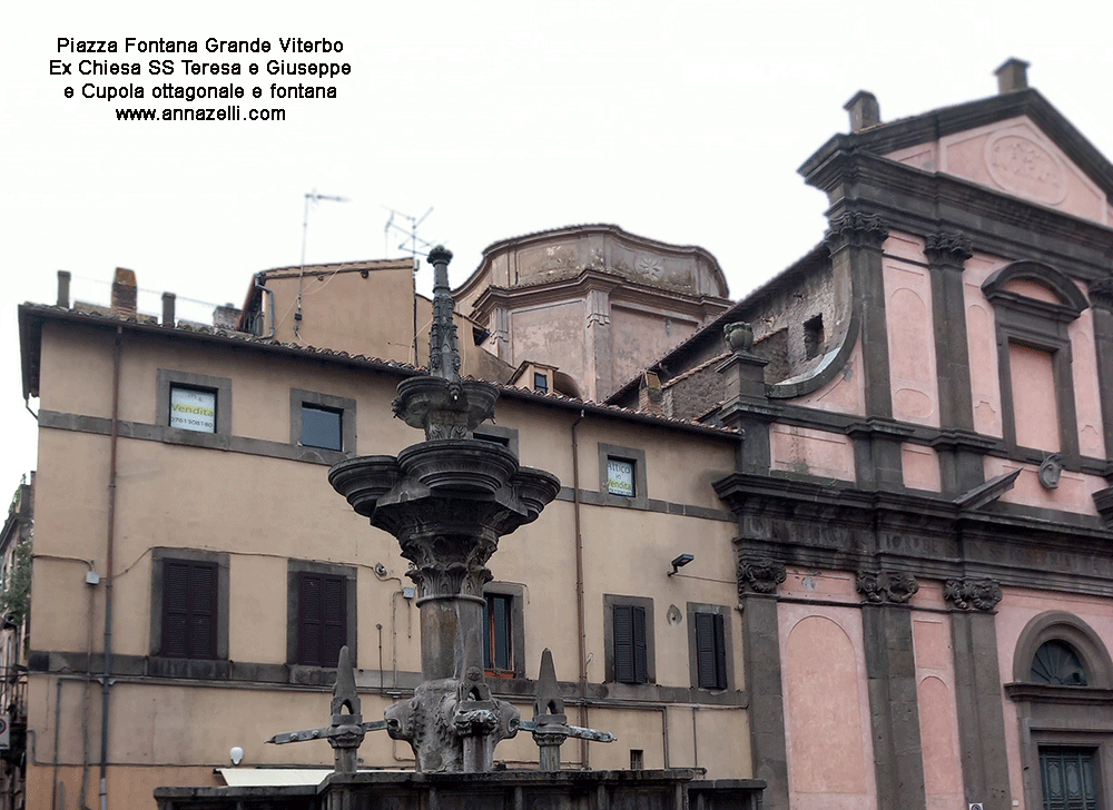 ex chiesa santi teresa e giuseppe cupola ottagonale e fontana piazza fontana grande info e foto anna zelli