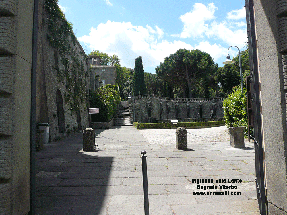 ingresso a villa lante bagnaia viterbo info e foto anna zelli