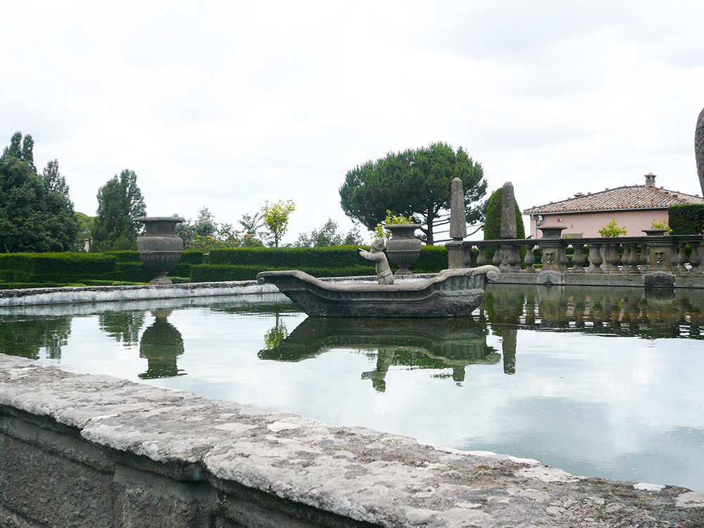 Fontana Villa Lante Bagnaia (Viterbo) info e foto anna zelli